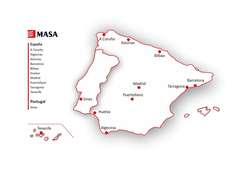 Spain-Map-low-2 grupo masa empresas de servicios industriales